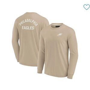 Fanatics Tan Philadelphia Eagles Long Sleeve Shirt